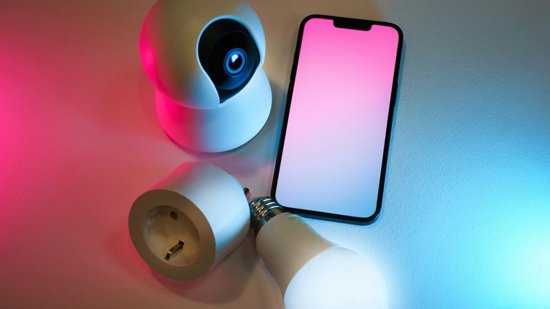 Slimme stekker in stopcontact, bedienbaar via app op telefoon